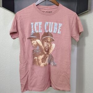 Ice Cube Dusty Pink Ice Cube Concert Tshirt Size Youth Medium